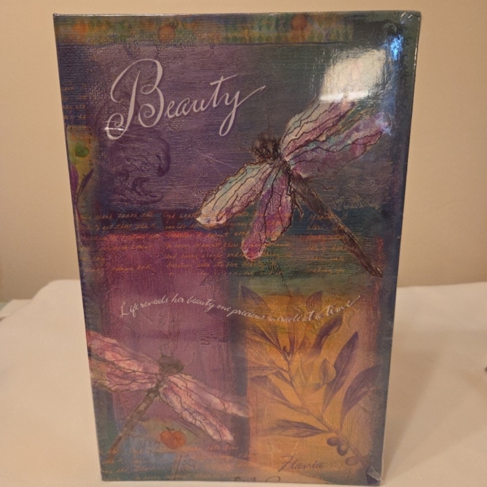 Vintage Thompson Flavia Dragonfly Design Slimline Photo Album 4" X 6" Fits 300